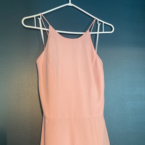 Chiffon trumpet gown - Picture 4 of 12